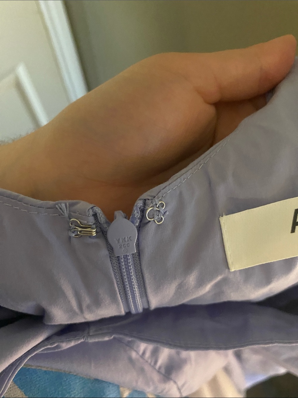 Anthropologie Periwinkle Square-Neck Midi Dress - Picture 7 of 11